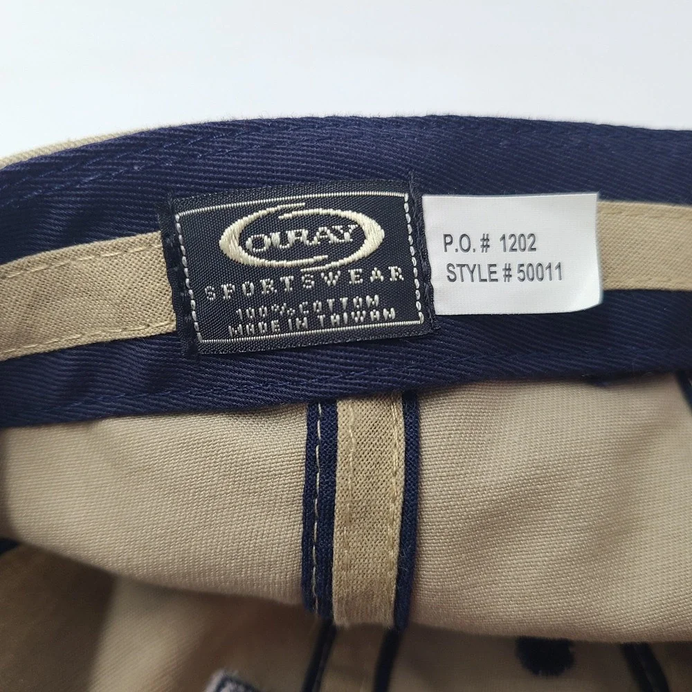 Mammoth Cave Hat Adjustable Ouray Beige Blue Hiker Brand National Park Logo Men